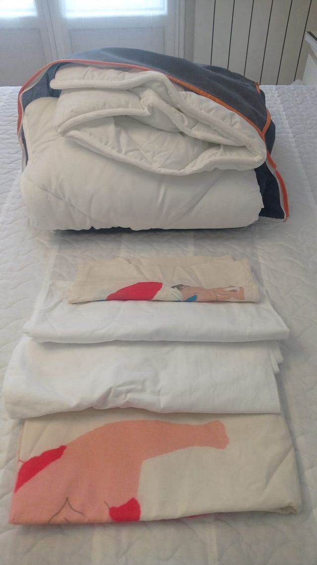 Cuna de viaje+colchón plegable+funda y relleno