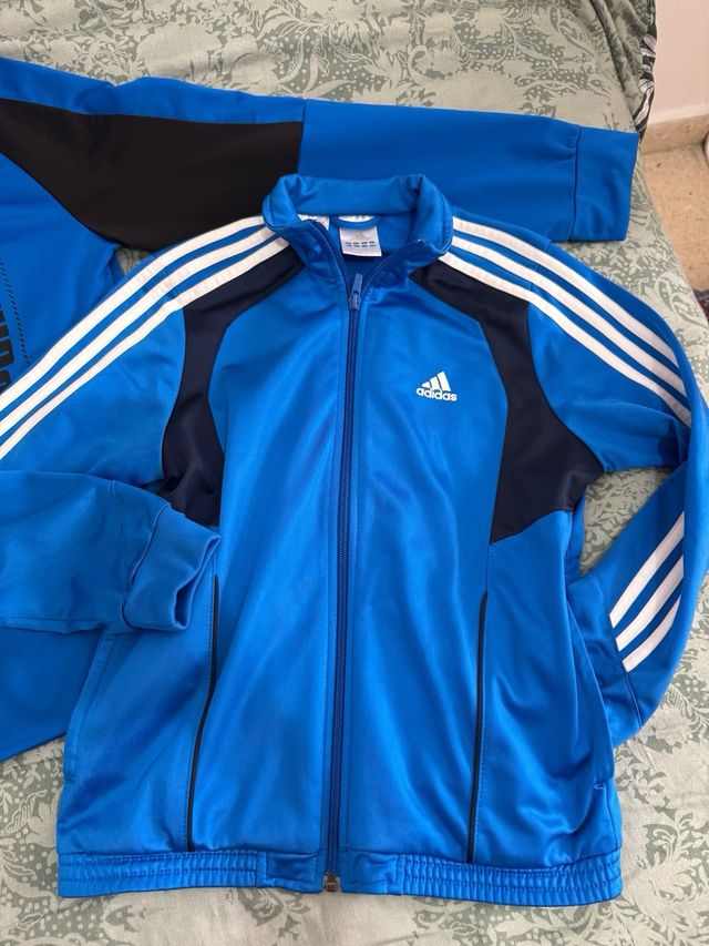 Conjunto 2 Sudaderas Adidas y Puma Azul