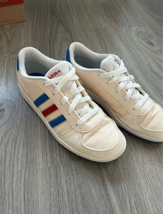 Zapatillas Adidas Mujer Blancas y Azules