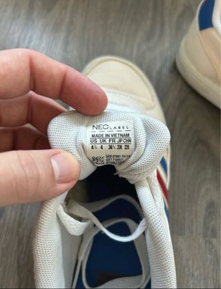 Zapatillas Adidas Mujer Blancas y Azules