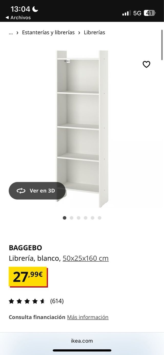 Estantería Blanca Ikea