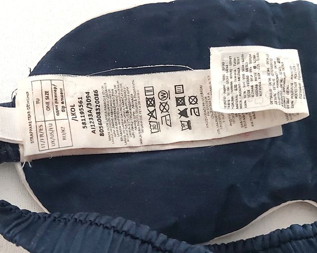 Antifaz seda Intimissimi blu navy