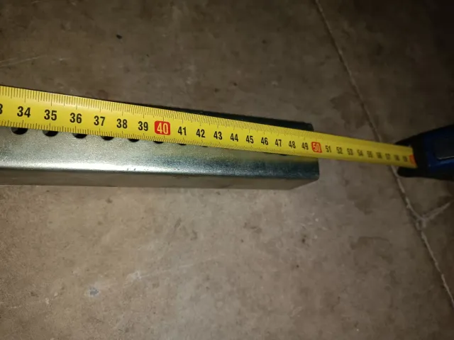 Perfiles metálicos 600mm