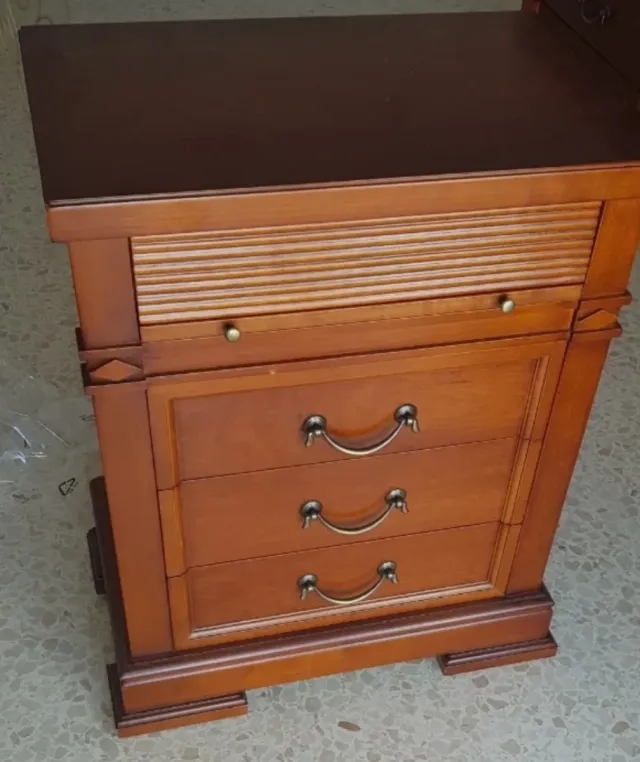 Muebles de madera con cajones habitacion 