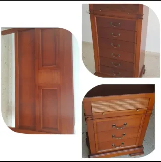 Muebles de madera con cajones habitacion