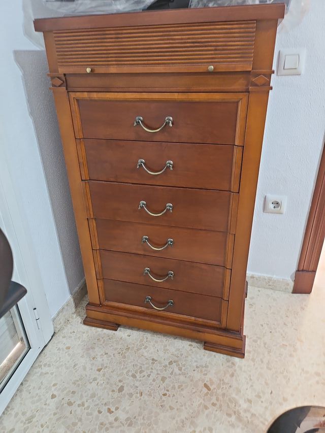 Muebles de madera con cajones habitacion 