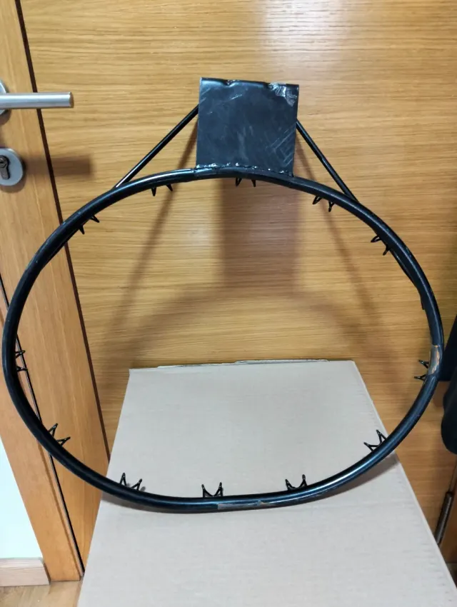 Aro de basquete preto