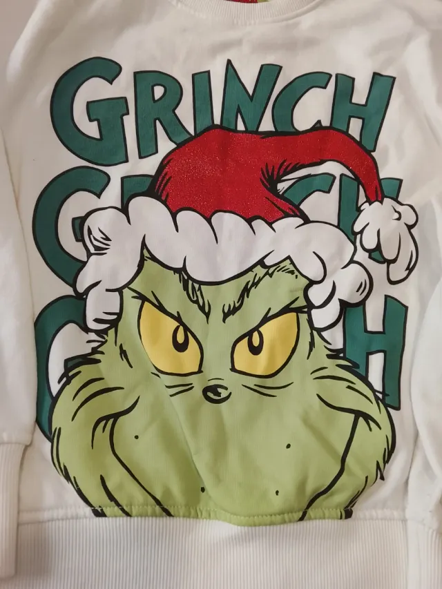 Sudadera Grinch Navidad Talla 9-10 Años