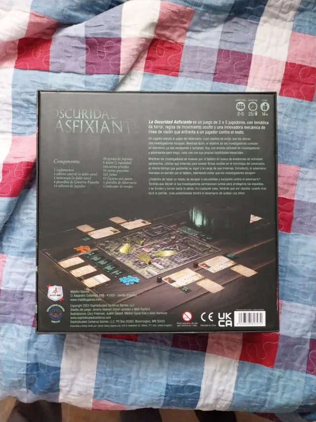 La Oscuridad Asfixiante + expansion Juego de Mesa