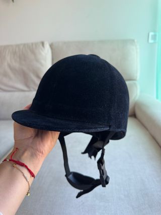 Casco Equitación Hispanohipica Terciopelo