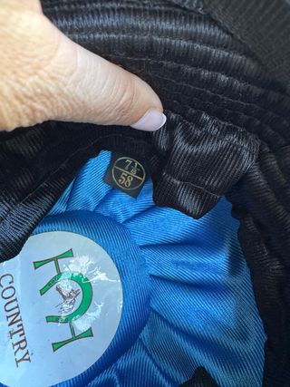 Casco Equitación Hispanohipica Terciopelo