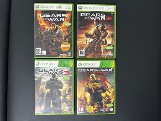Pack 4 Juegos Gears of War Xbox 360