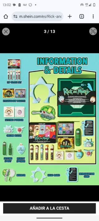 Maletín Maquillaje Rick and Morty X Sheglam