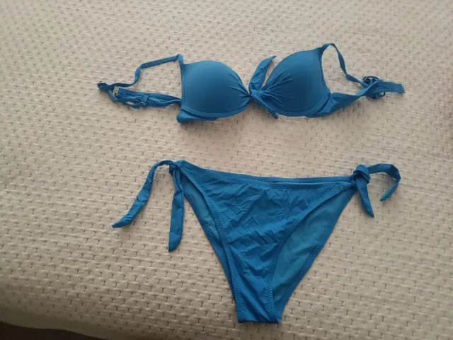 Costume da bagno 2 pezzi ragazza blu