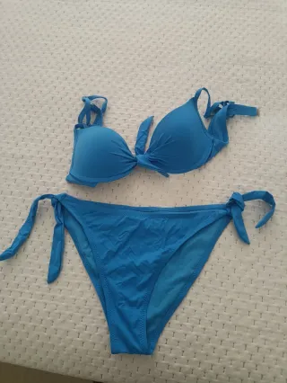 Costume da bagno 2 pezzi ragazza blu