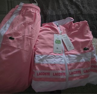 Conjunto Deportivo Lacoste Rosa Talla XL