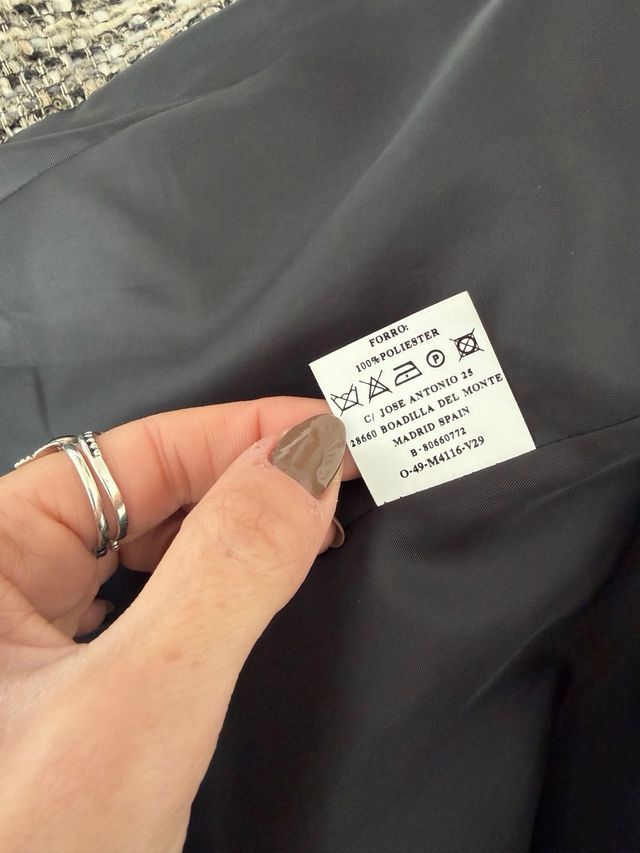 Blazer/Americana Gris Multicolor