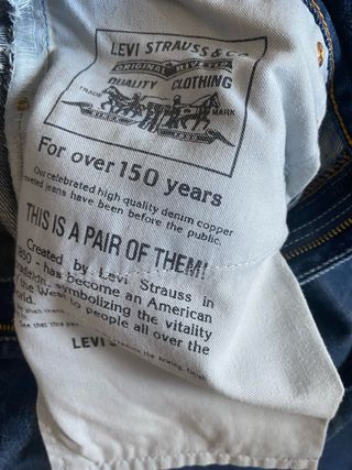 Levi’s 507 vaqueros rectos T44 | Denim azul