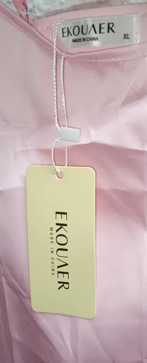 Pijama ropa mujer satinado rosa talla XL nuevo