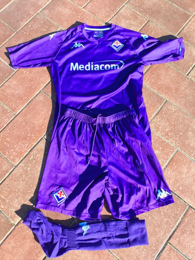 Maglia Calcio Fiorentina Kappa Viola soccer footba