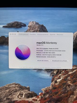 Ordenador iMac 21” 5K retina Apple Plata