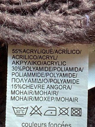 Cárdigan 15% angora mujer T.XS