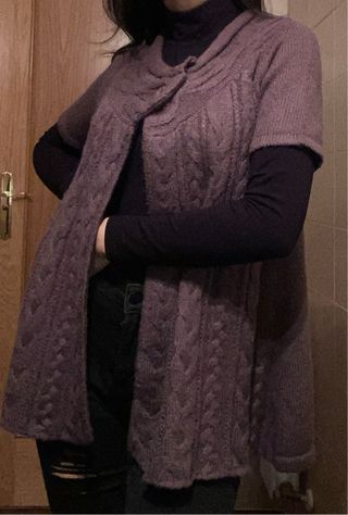 Cárdigan 15% angora mujer T.XS