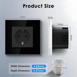 Enchufe Pared WiFi Inteligente Schuko BSEED