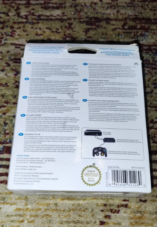 Adaptador GameCube Wii U Nintendo