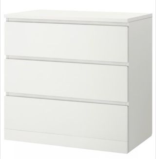 Cómoda 3 cajones blanca