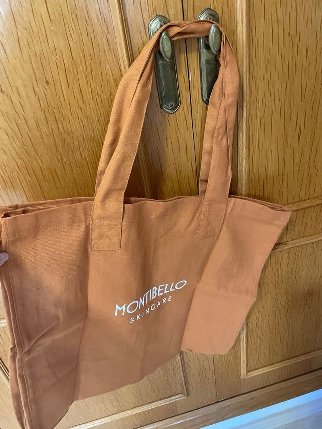 Borsa in tela marrone