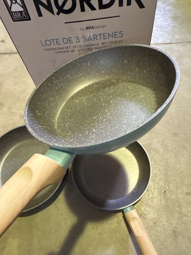 Conjunto de Panelas BRA Nordik 20-24-28 cm