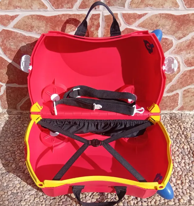 Trunki Camión Bomberos Frank Maleta Infantil rojo
