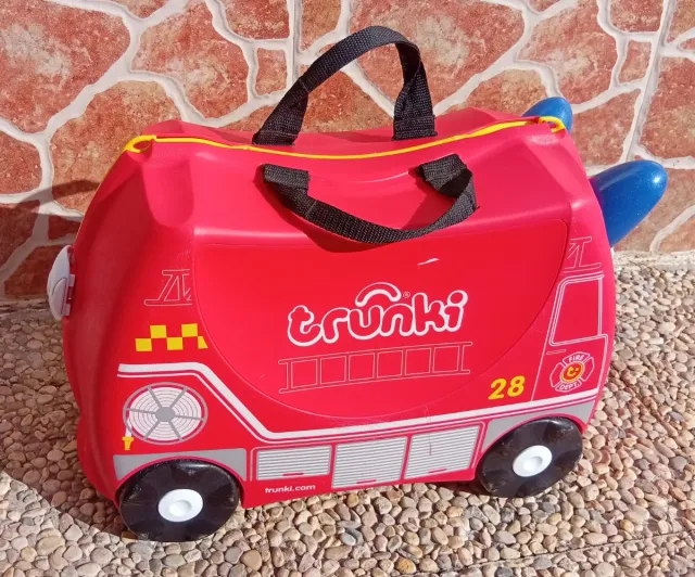 Trunki Camión Bomberos Frank Maleta Infantil rojo