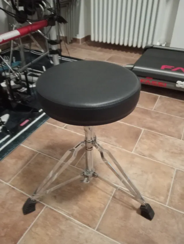 Sgabello Batteria Nero