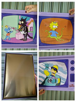 Bandeja The Simpsons Metal Morado Dorado