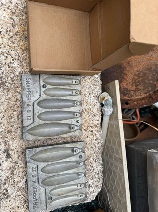 Molde plomos pesca Snapper