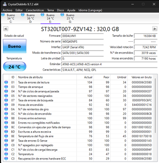 Disco Duro Seagate Momentus Thin 320GB