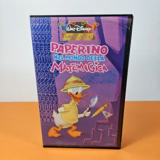 Paperino nel Mondo della Matematica VHS Disney