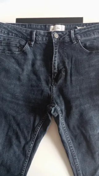 Pantalón Pull&Bear Talla 44 Azul