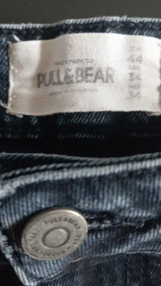 Pantalón Pull&Bear Talla 44 Azul