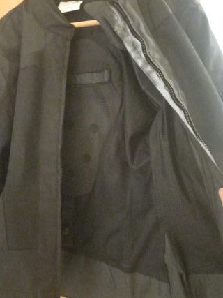 Chaqueta de moto negra