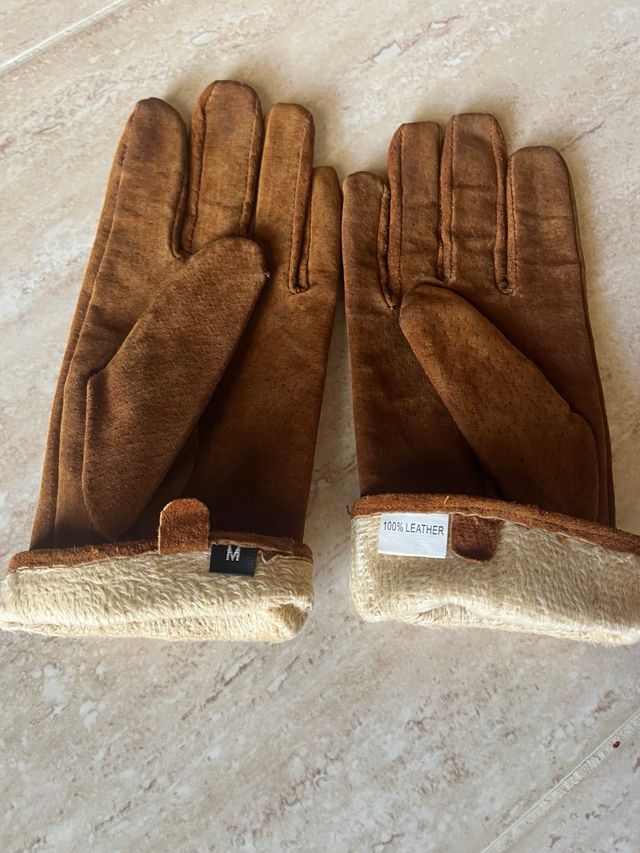 Guantes de piel para mujer