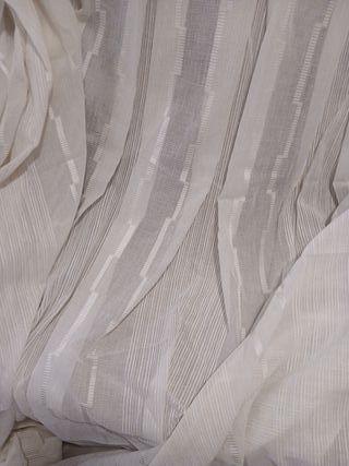 Visillos beige con tablas