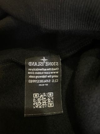 Sudadera Stone Island Negra