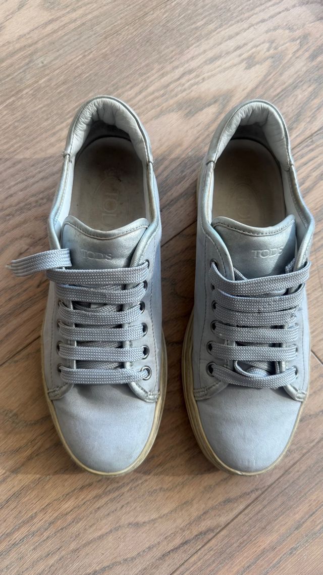 Sneakers TOD'S scamosciate grigie