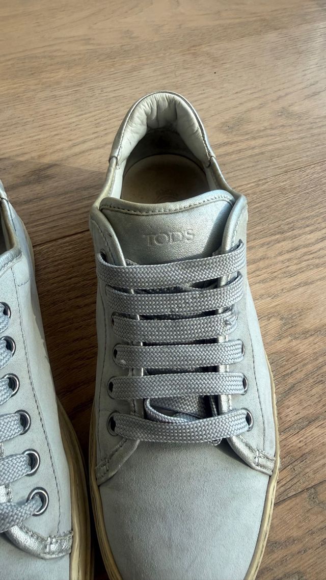Sneakers TOD'S scamosciate grigie