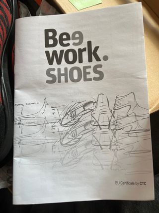 BEE WORK Zapato Seguridad Indra Red S1P SRC Ligero