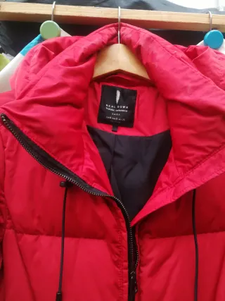 Abrigo plumífero Zara rojo