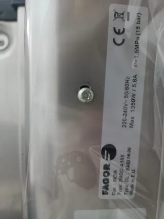 Cafetera Fagor Automática 2MQC-A10X Empotrable